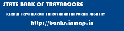 STATE BANK OF TRAVANCORE  KERALA TRIVANDRUM THIRUVANANTHAPURAM JAGATHY  banks information 